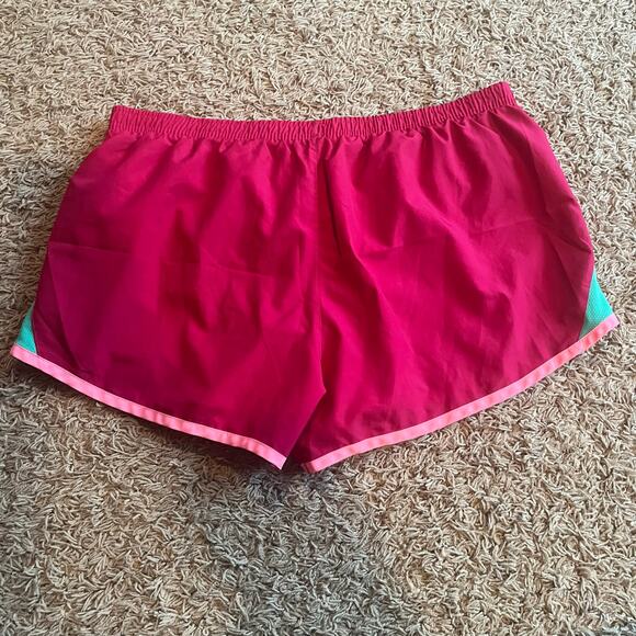 Nike Pink / Green Athletic Shorts Size Large - Picture 2 of 5
